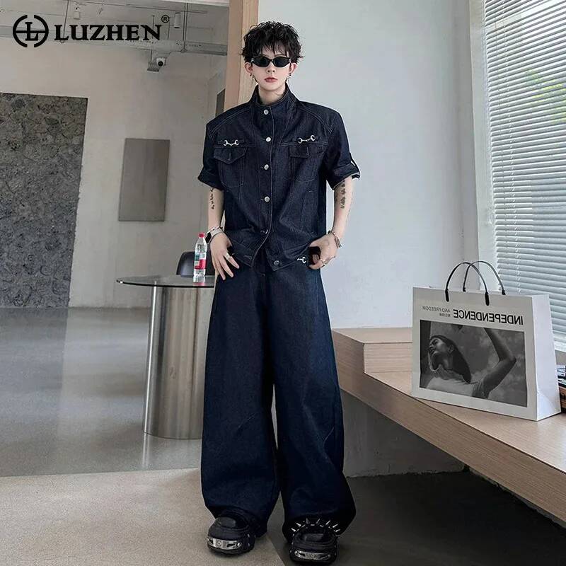 Jeans - LUZHEN Stylische 2026 Sommer Neue Denim