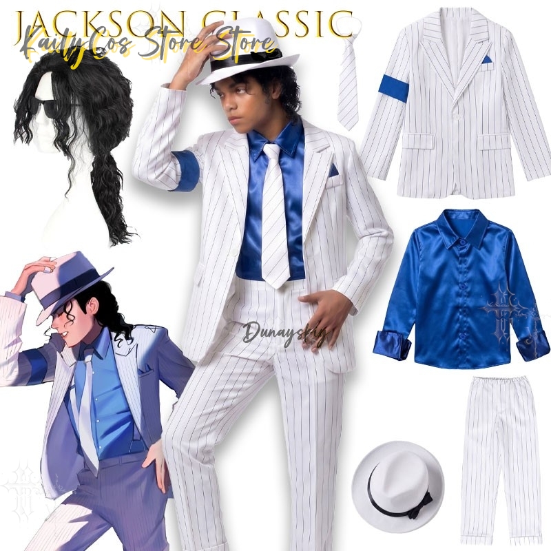 Jeans - Michael Jackson Militärjacke Halloween-Kostüm Smooth Criminal