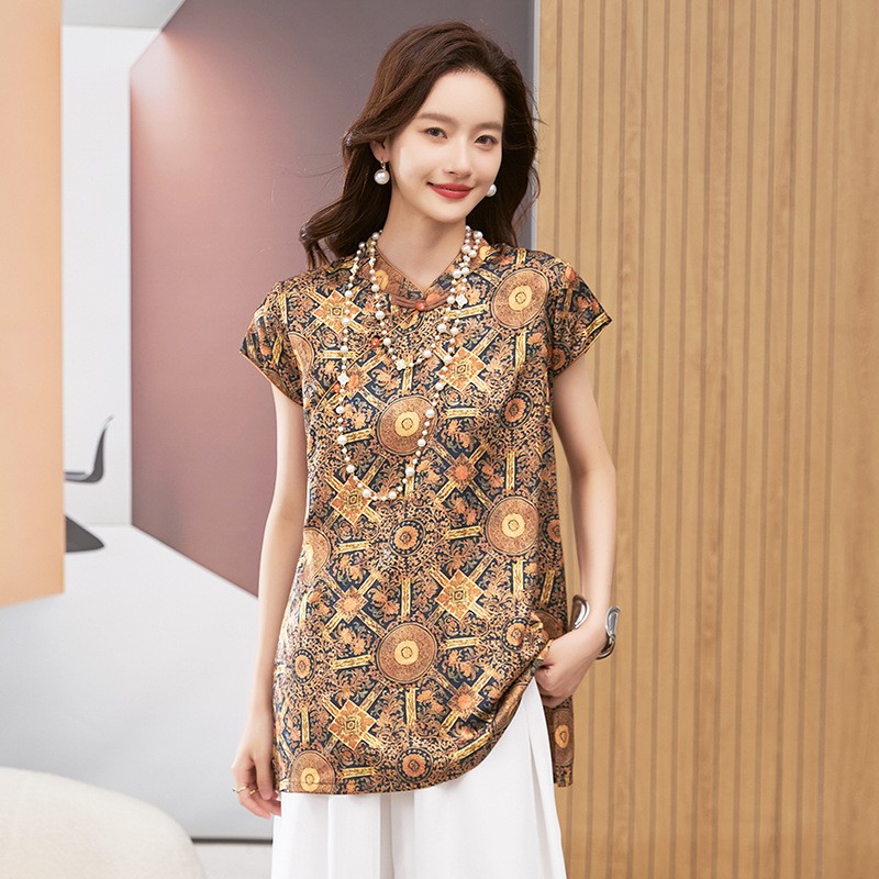 Damenbluse, kurzärmelig, Rundh – Blouses Bewertung und Preis