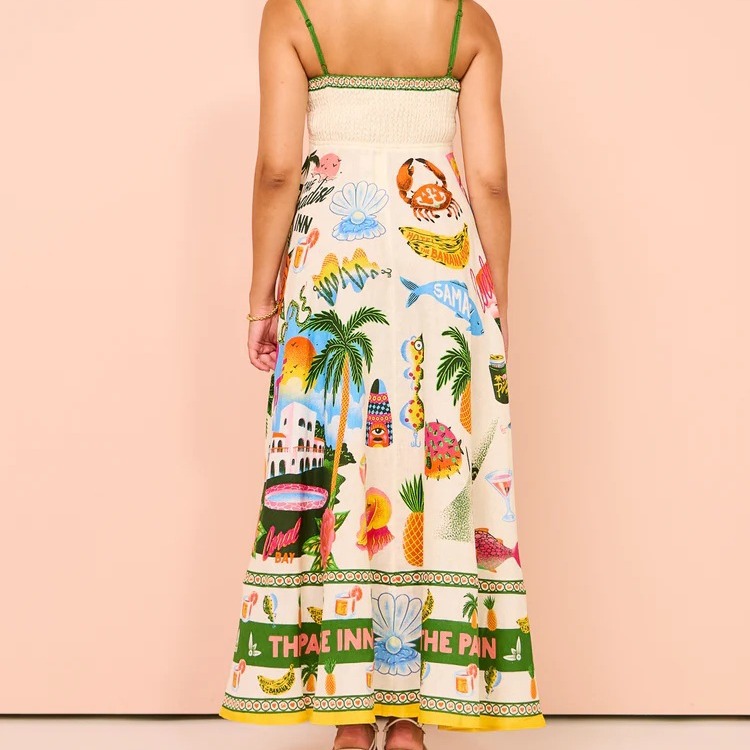 Damenkleid, schulterfrei, V-Au – Boho Summer Beach Maxi Dress Bewertung und Preis