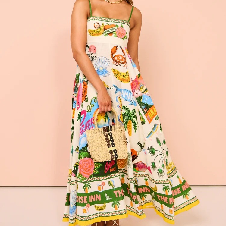 Damenkleid, schulterfrei, V-Au – Boho Summer Beach Maxi Dress Bewertung und Preis