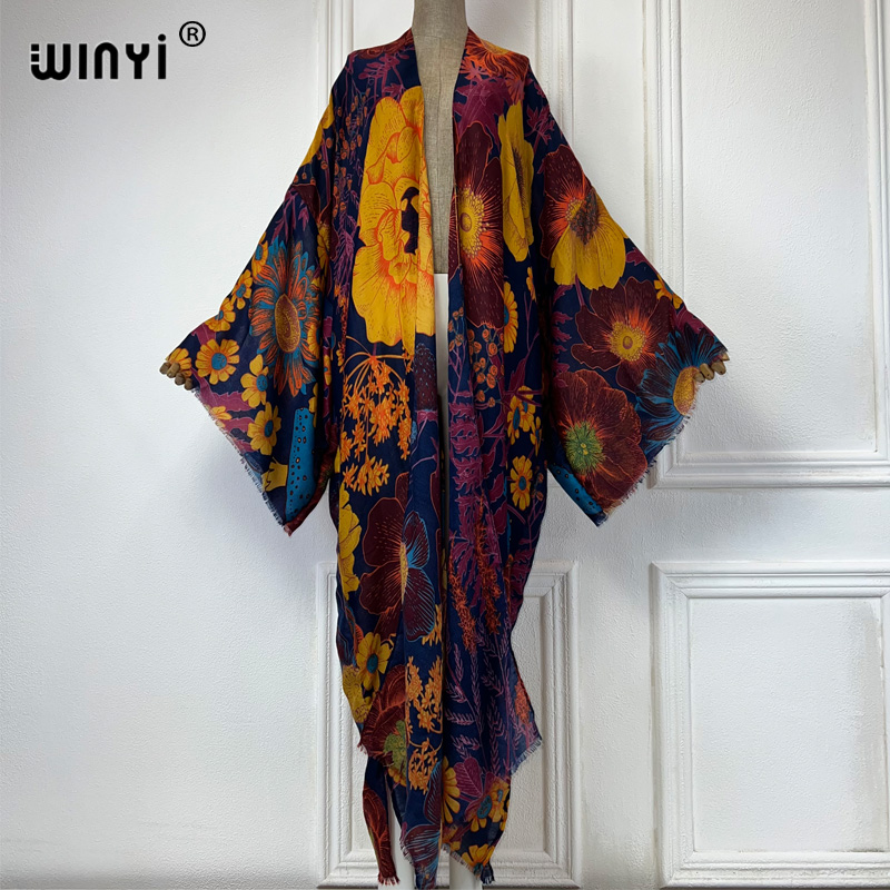 WINYI Afrika Mode Sommer Kimon – Boho Summer Beach Maxi Dress Bewertung und Preis