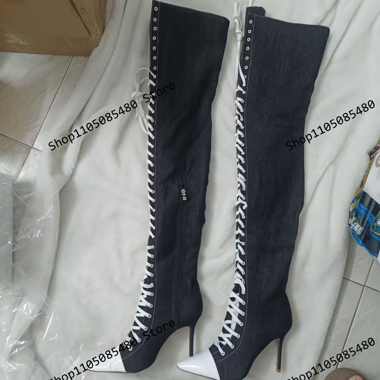 2025 neue Frauen Spitz High He – Jeans Bewertung und Preis