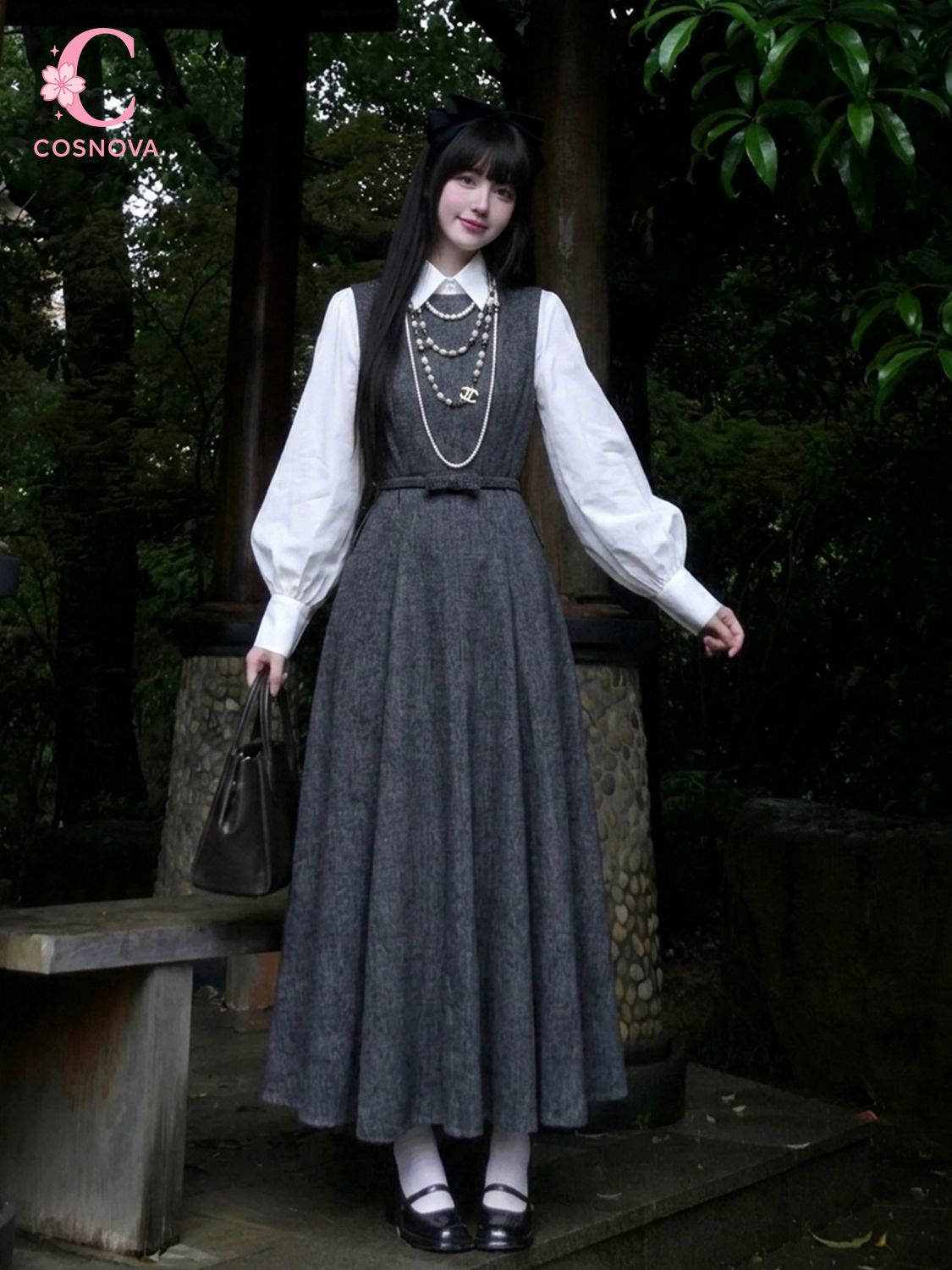 Koreanisches Hepburn-Stil 2-te – Korean Style A Line Shirt Dress Bewertung und Preis