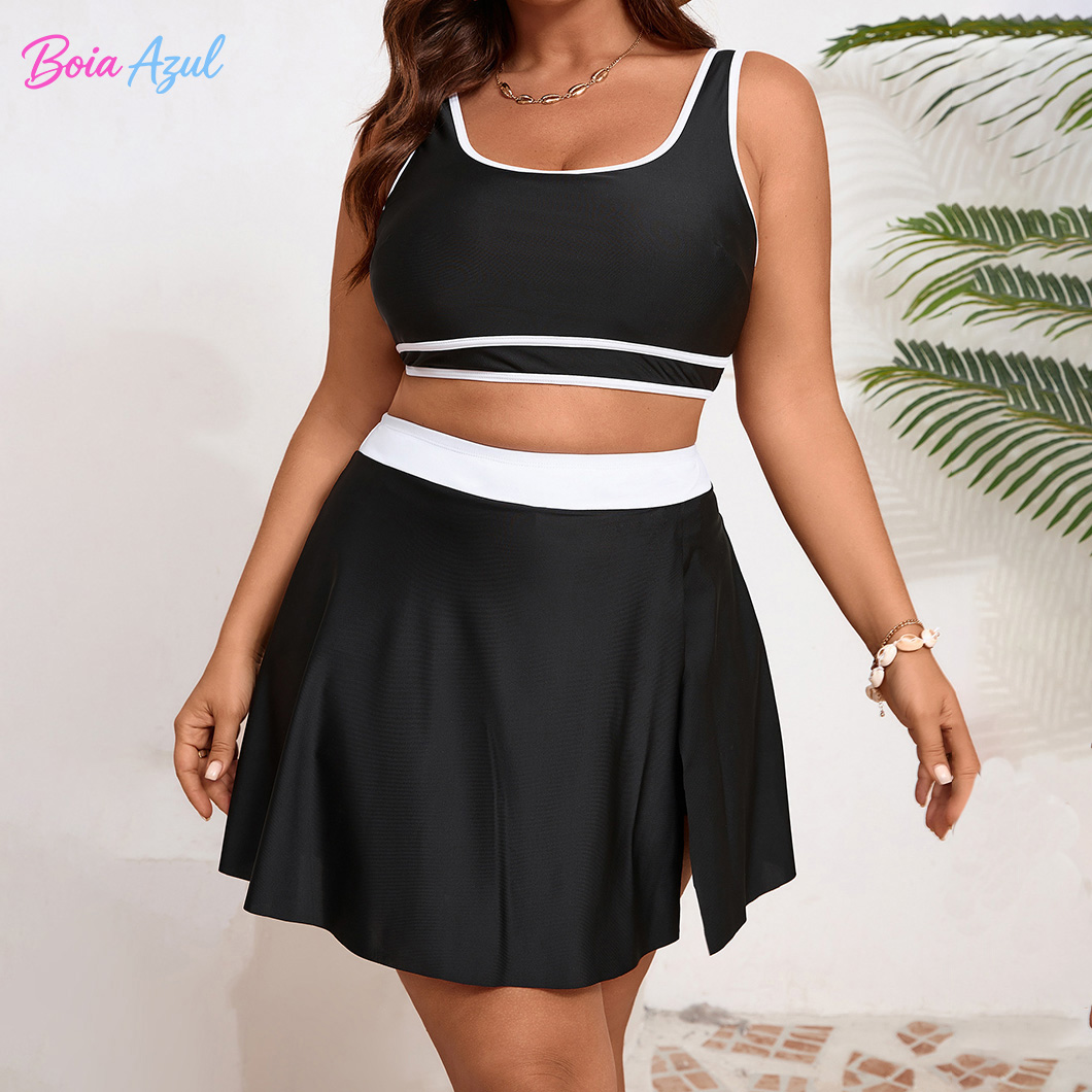 Plus-Size-Tankini in Schwarz-W – Dresses Bewertung und Preis