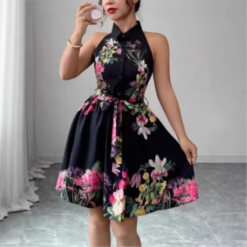 Damen Blumenkleid 2026 Frühlin – French Vintage Floral Midi Dress Bewertung und Preis