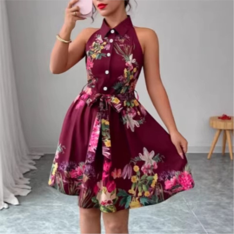 Damen Blumenkleid 2026 Frühlin – French Vintage Floral Midi Dress Bewertung und Preis