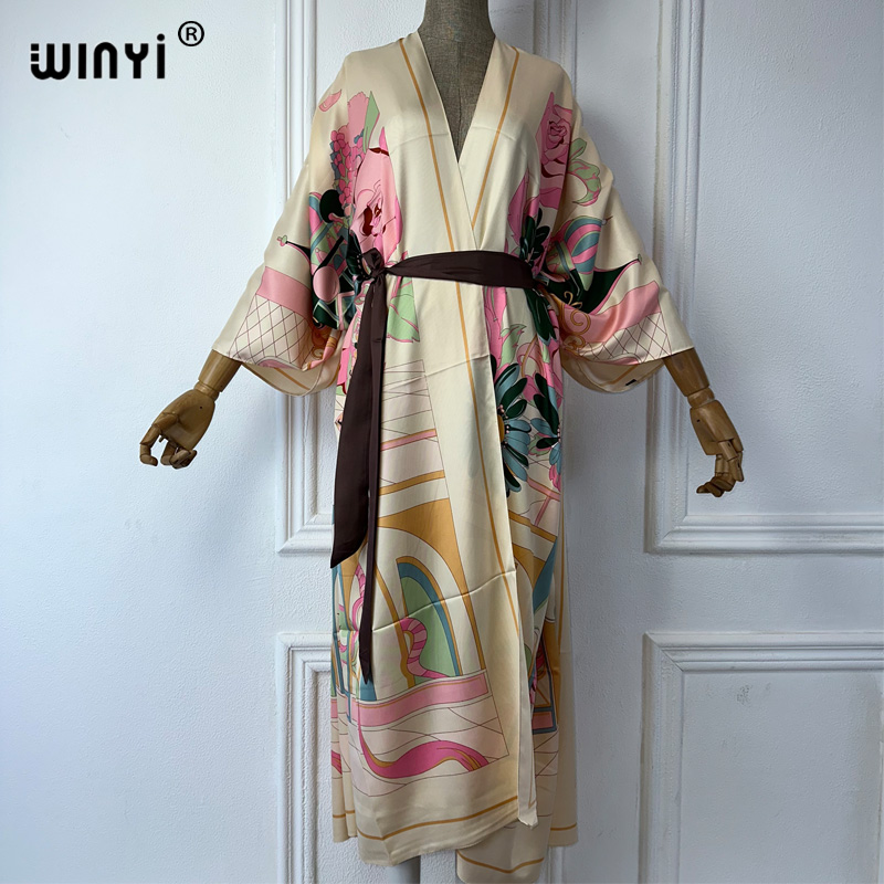 WINYI Sommer-Print Nahost-Kimo – Boho Summer Beach Maxi Dress Bewertung und Preis