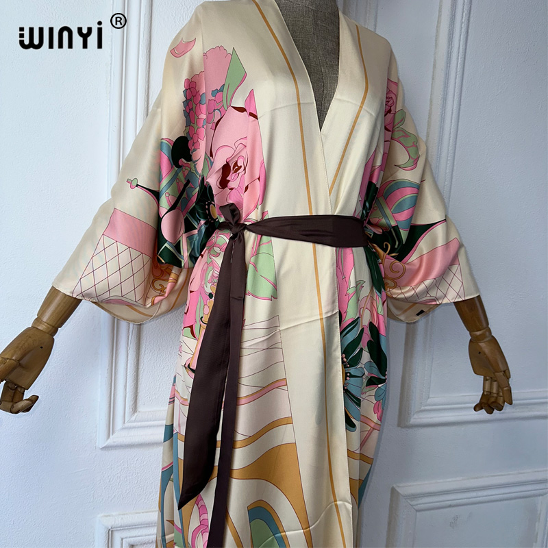 WINYI Sommer-Print Nahost-Kimo – Boho Summer Beach Maxi Dress Bewertung und Preis