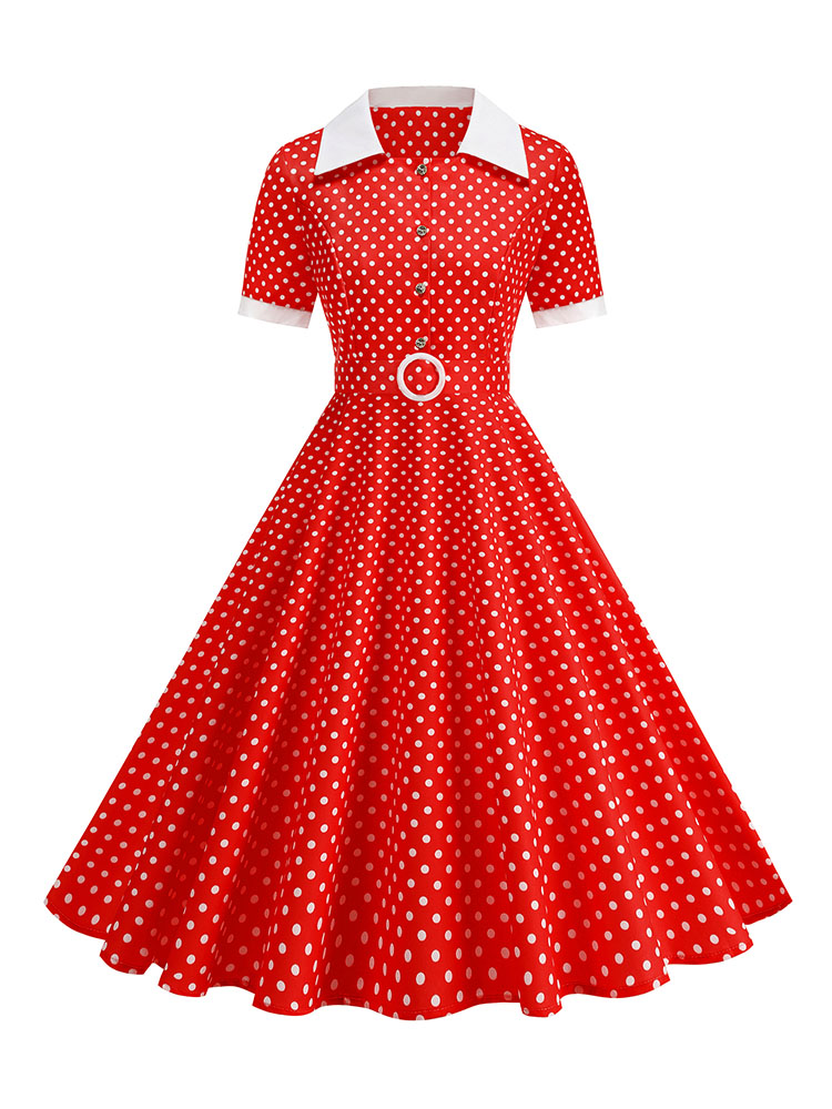 Vintage Damen Sommerkleid mit  – French Vintage Floral Midi Dress Bewertung und Preis