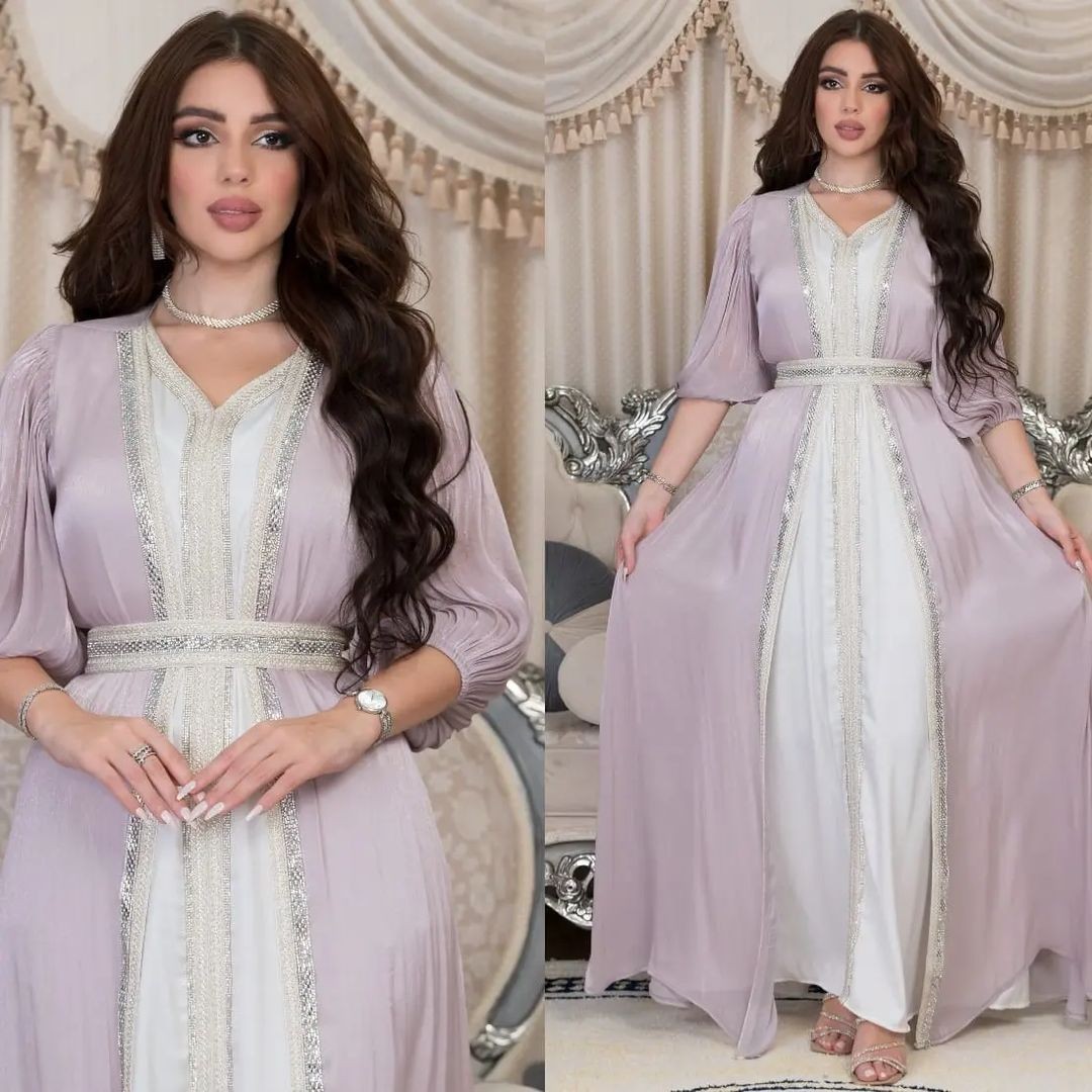 Lavendel-Paillettenkleid mit V – Dresses Bewertung und Preis